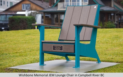 Wishbone Memorial JEM Lounge Chair in Campbell River BC-2